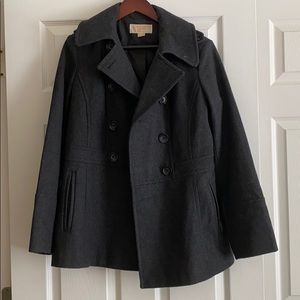 Michael Kors Wool/Poly Pea Coat